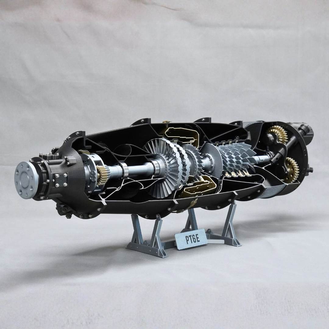 Turbo3D 自作PC② PT6E Turboprop Engine - E02 – Linus3d