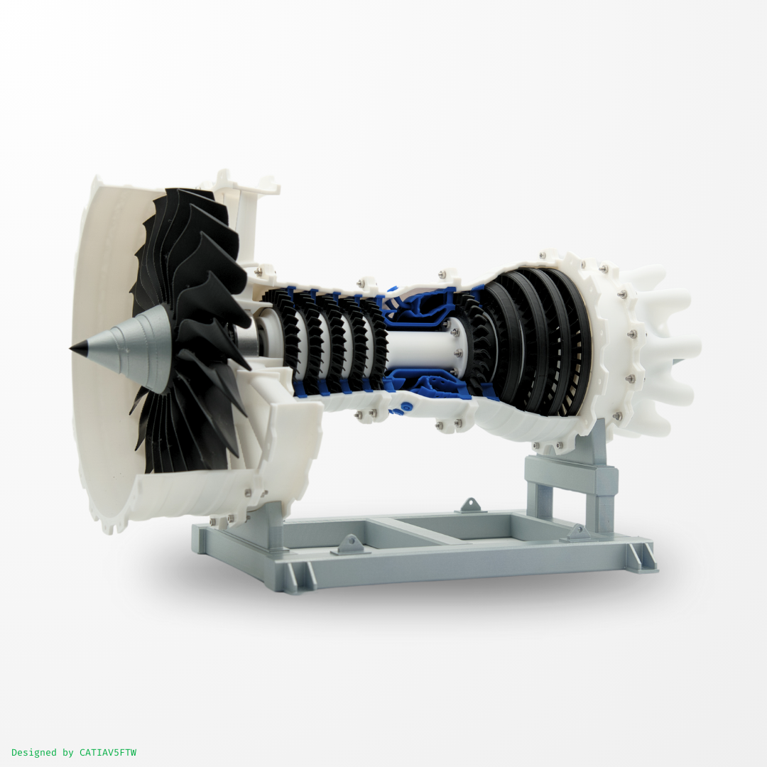 Jet Engine Components Kit 001